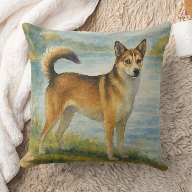 Almofada Cão Norueguês Lundehund (Cobertor)