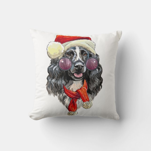 Almofada Cão-panírio de Natal (Frente)