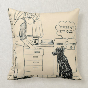 Almofada Cão que obtem mais velho