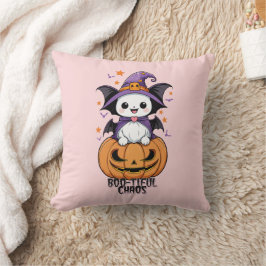 Almofada Caos Bonitos | Morcegos, Chapéus e Abóboras