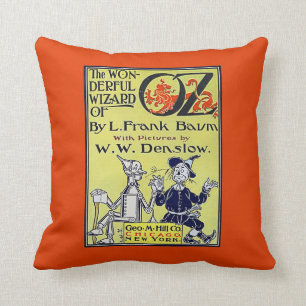 Almofada Capa de Livro Clássico do Mágico de Oz