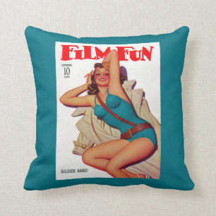 Almofada Capa de revista 10 do divertimento do filme