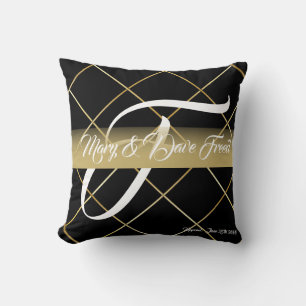 Almofada Capas de travesseiro de presente de casamento