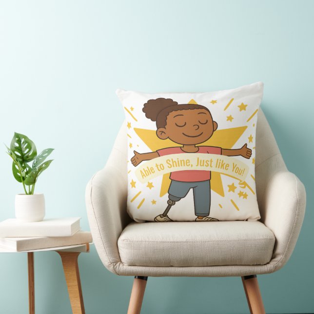 Almofada Capaz de brilhar, assim como você Travesseiro deco (Cadeira)