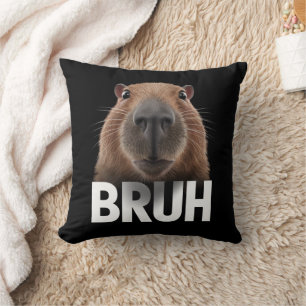 Almofada Capivara Engraçada Bruh 