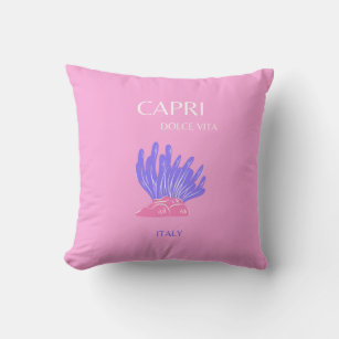 Almofada Capri, Itália, Pré-disquete, rosa