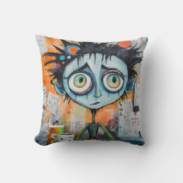 Almofada Caprichos de segunda-feira pela manhã com tinteiro