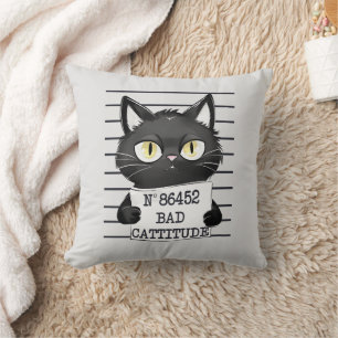 Almofada Captura Má - Captura de Gato Negro