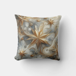 Almofada Capturar a cena de inverno da arte e cristais de n