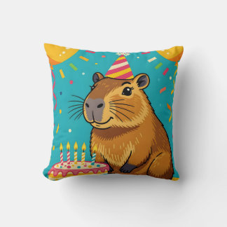 Almofada Capybara Birthday