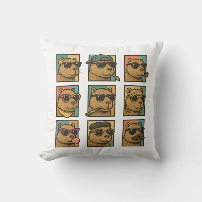 Almofada Capybara Calm Crew (Frente)