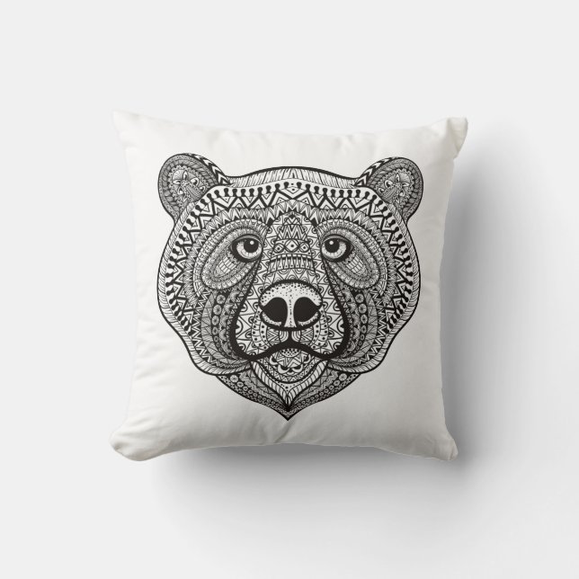 Almofada Cara inspirada do urso (Frente)