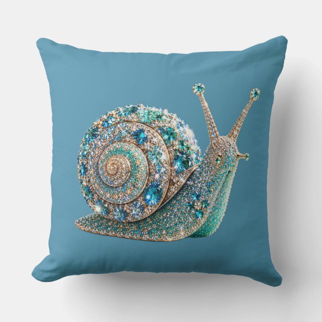 Almofada Caracol Joia Brilhante (Frente)