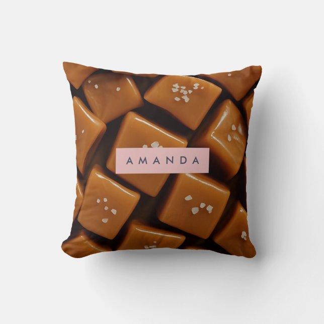 Almofada Caramelo Salgado Quente Personalizado (Frente)