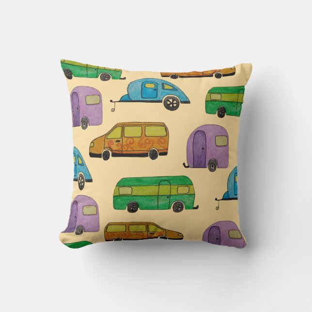 Almofada Caravanas de camping (Frente)