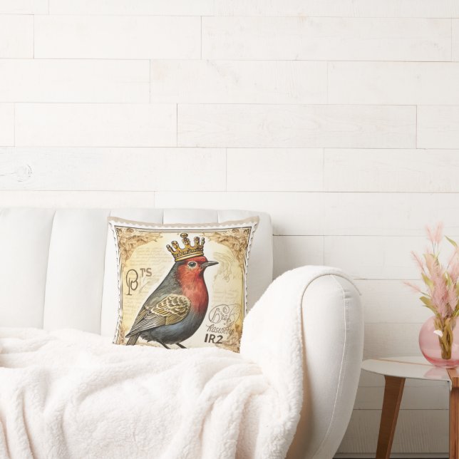 Almofada Carimbo do Postage do Vintage (Sofá)