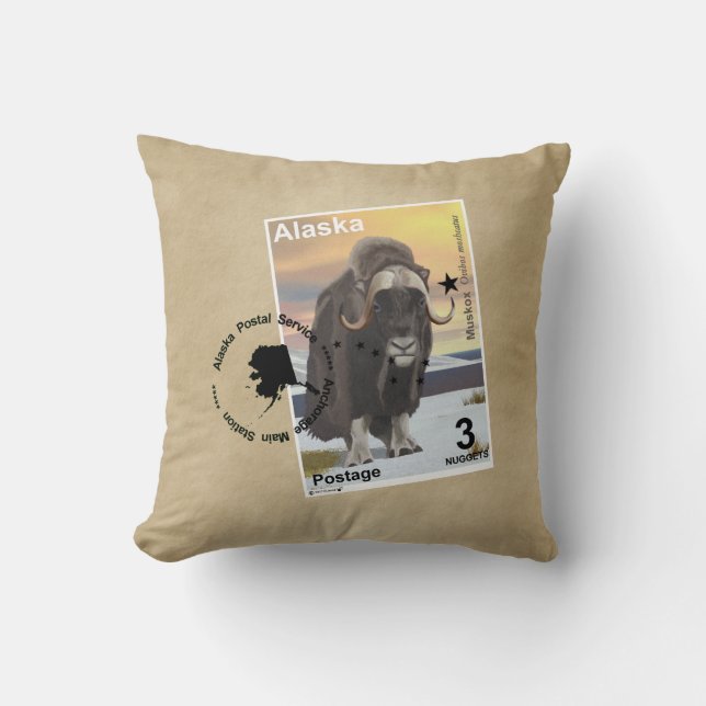 Almofada Carimbo Muskox Souvenir (Frente)