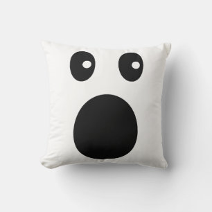 Almofada Carinha Emoji Minimalista de Choque Divertido
