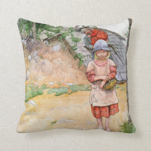Almofada Carl Larsson pelo travesseiro decorativo da