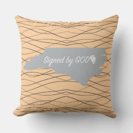 Almofada Carolina do Norte, Assinada por Deus