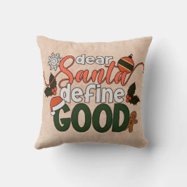 Almofada Caros Papais noeis definem um bom Natal | TRAVESSE