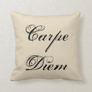 Almofada Carpe Diem Seize o Travesseiro decorativo da Vinta
