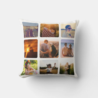 Almofada Carregar o travesseiro decorativo de fotografias