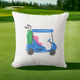 Almofada Carrinho de Golfe Personalizado Azul de Pré-Disque