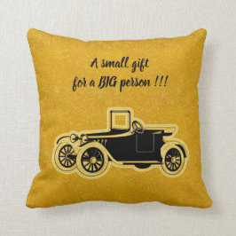 Almofada Carro Dourado Moderno e Elegante de Luxo