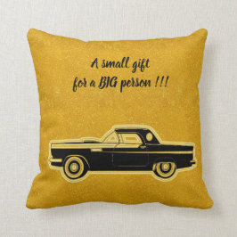 Almofada Carro Dourado Moderno e Elegante de Luxo