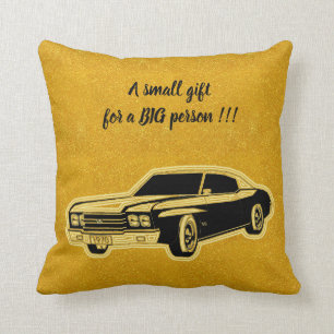 Almofada Carro Dourado Moderno e Elegante de Luxo