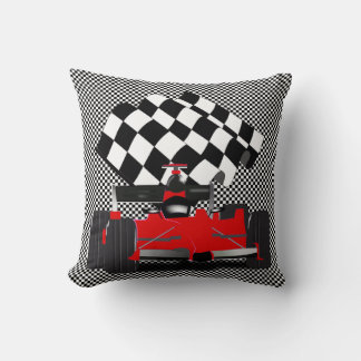 Almofada Carro Race Vermelho com Sinalizador Verificado