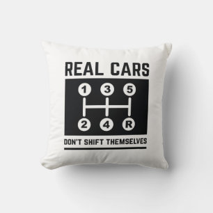 Almofada Carros de verdade não se mudam