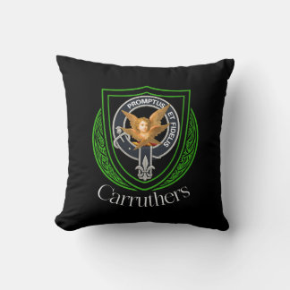 Almofada Carruthers Scottish Clan Crest