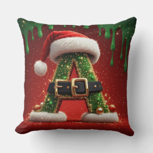 Almofada Carta de Natal A para decoração de Feriado