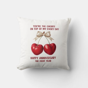 Almofada Cartão de 4º Aniversário, Ornamentação de Aniversá