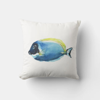 Almofada Cartão postal do peixe Powder Blue Tang