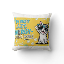 Cartaz de gato engraçado, gato de desenho animado