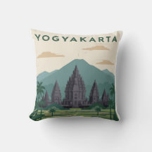 Cartaz de Viagem Yogyakarta Indonésia