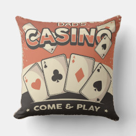 Almofada Cartões de pôquer do dia de os pais Casino