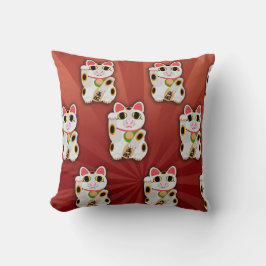 Almofada Cartografia de Gato Sortudo Fortune Pet White Gati