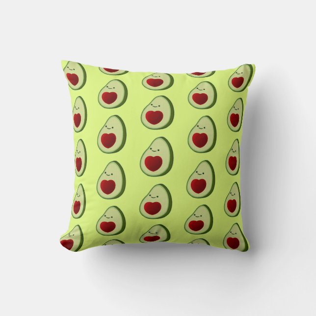 Almofada Cartoon Avocado Lover Cute (Frente)