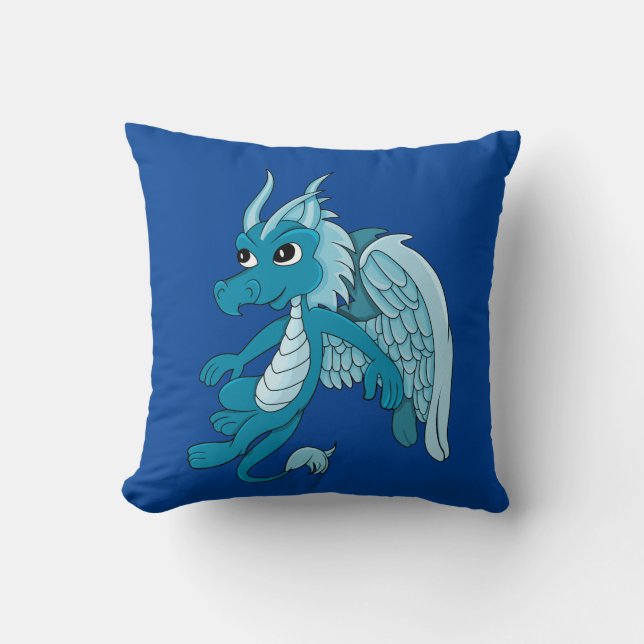 Almofada Cartoon Blue Dragon (Frente)