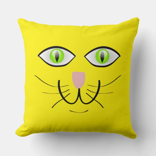 Almofada Cartoon Gato Engraçado-29034 (Frente)