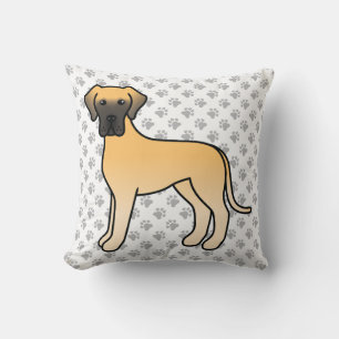 Almofada Cartoon Gelado e Cortado Cão e Patas