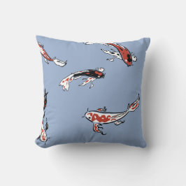 Almofada Cartoon Koi Fish Blue