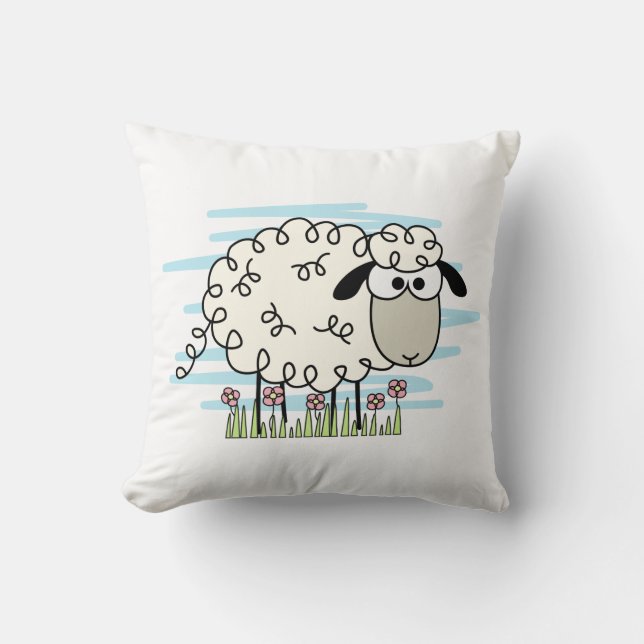 Almofada Cartoon Sheep (Frente)