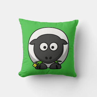 Almofada Cartoon Sheep em Verde