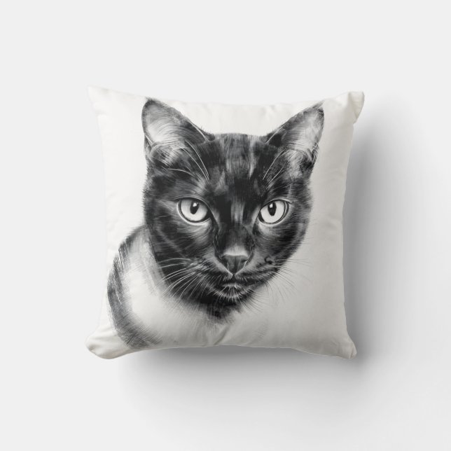 Almofada Carvão de Gato (Frente)