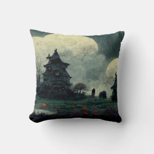 Almofada Casa Assombrada de Spooky Halloween